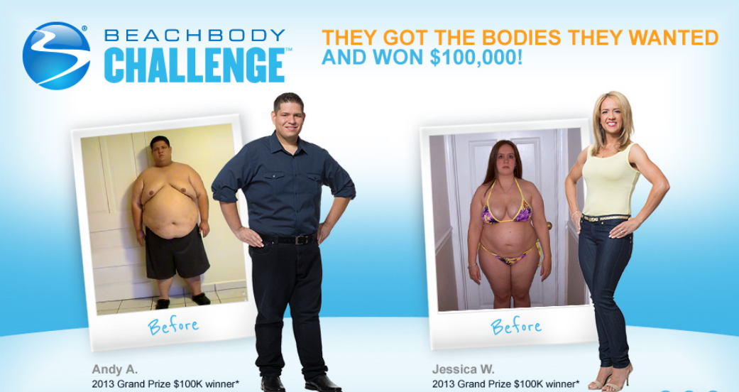 Andy and Jessica are Beachbody Challenge Grand Prize Winners
