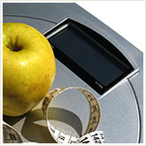 Apple, Measuring Tape, and Scale