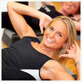 Woman Doing Crunches