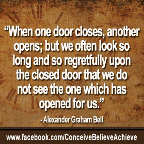 When one door closes