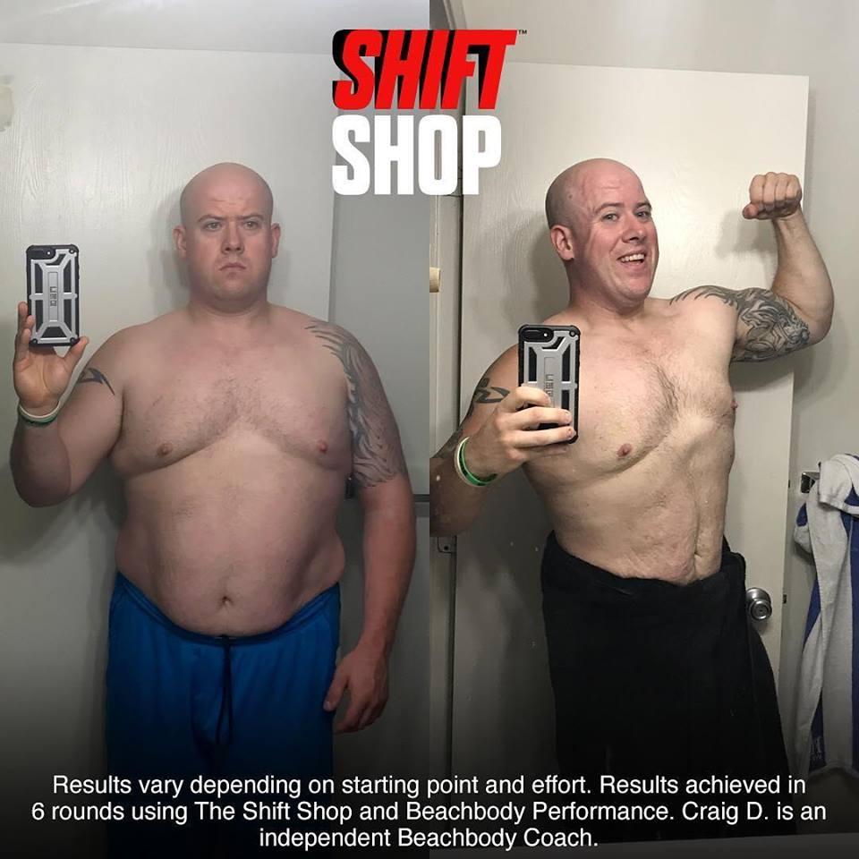 Craig's Results Using Shift Shop